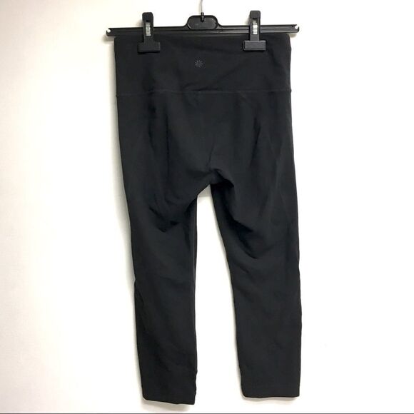 ATHLETA Salutation High Rise Capri Yoga Leggings Tights Black S - Picture 4 of 9